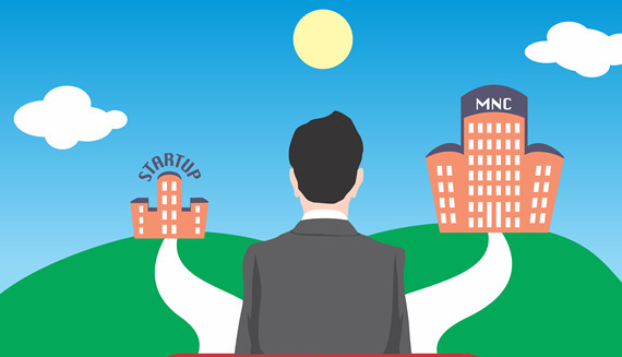 Start-up vs Large Corporate